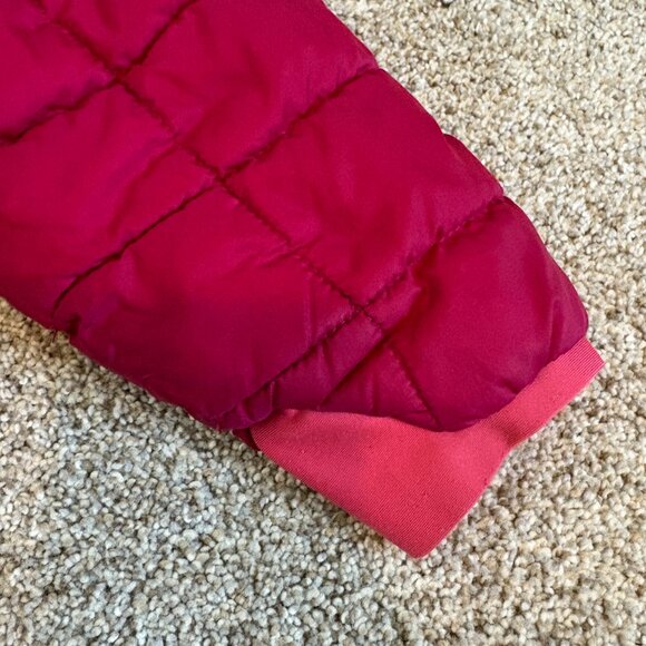 Kids Quilted Puffer Jacket Pink Size 4T Hooded Soft Warm - Picture 4 of 13